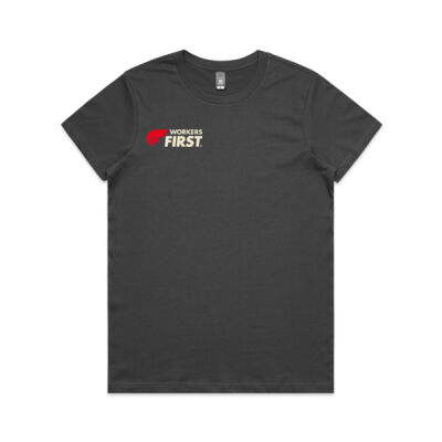 Workers First chest logo dark (fitted) Thumbnail